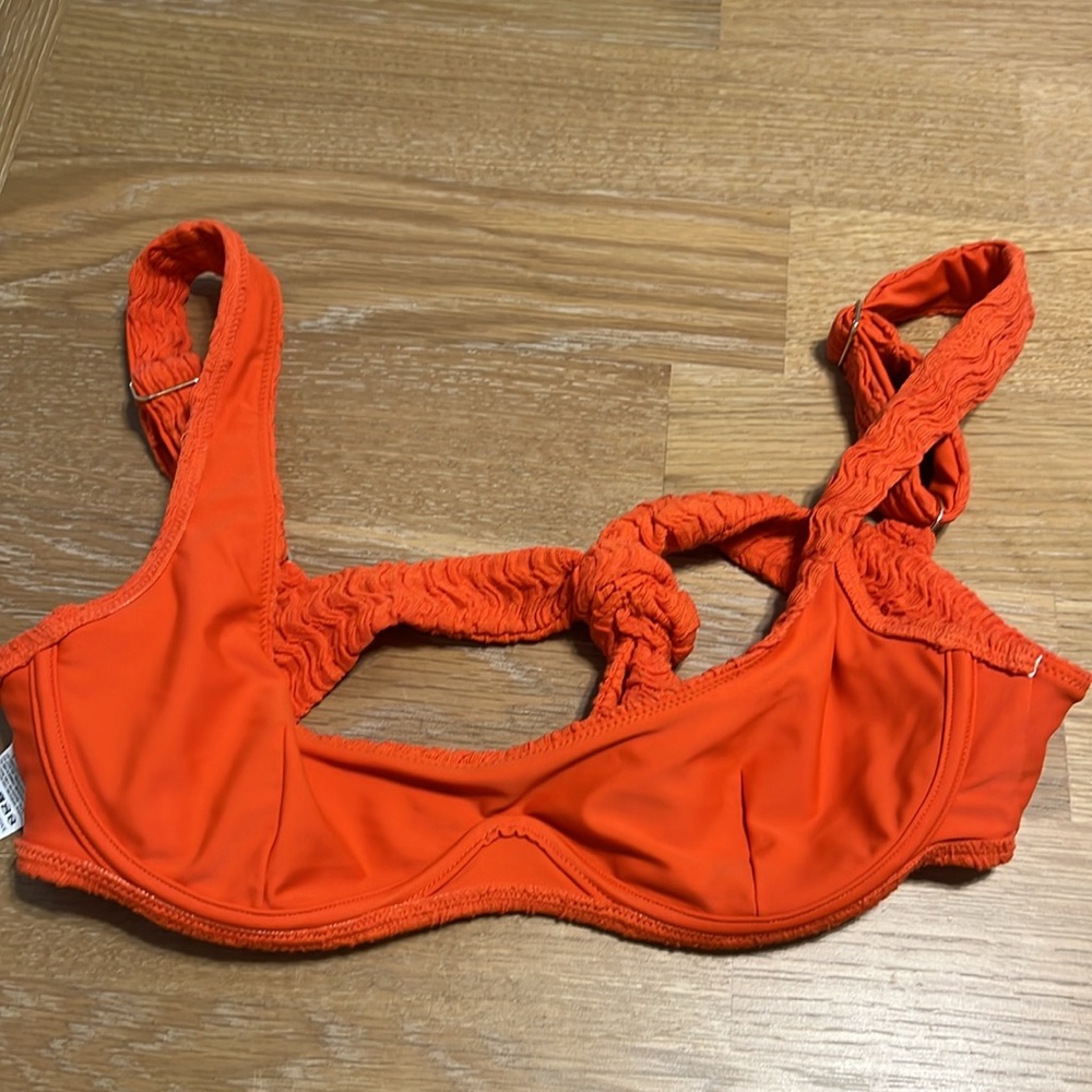 Montce Tangerine Kaia Top bikini women’s size M NWOT - Picture 12 of 14